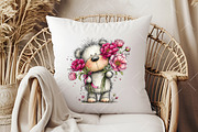 Mother's Day Teddy Bear Clipart, an Illustration by OK Design (Thumbnail 6 of 6)