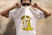 Eat Me Funny Banana T-Shirt Design, an Object Illustration by Ahluva Studio (Thumbnail 2 of 6)