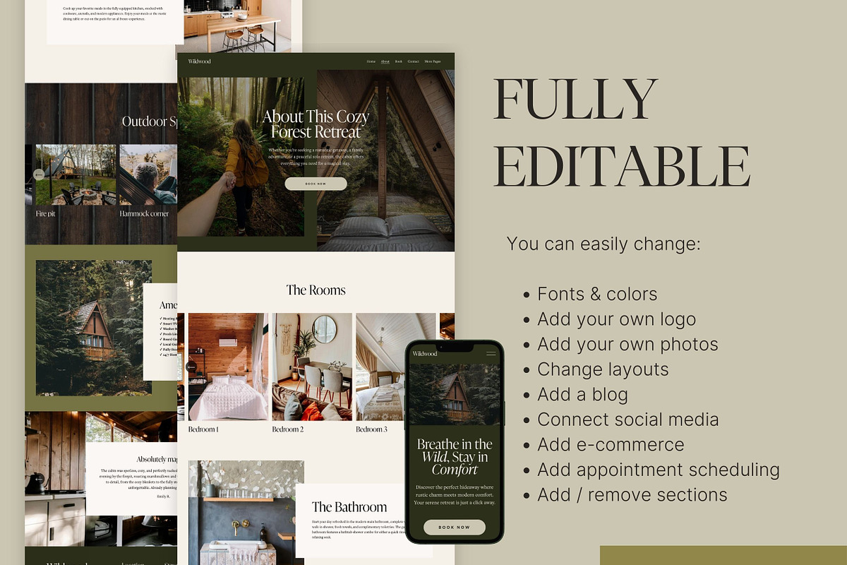 AirBnB Squarespace Website Template, a Squarespace Template by MartaLebre (Photo 5 of 10)