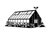 Greenhouse Growth Silhouettes, an Illustration by hafijul (Thumbnail 4 of 14)