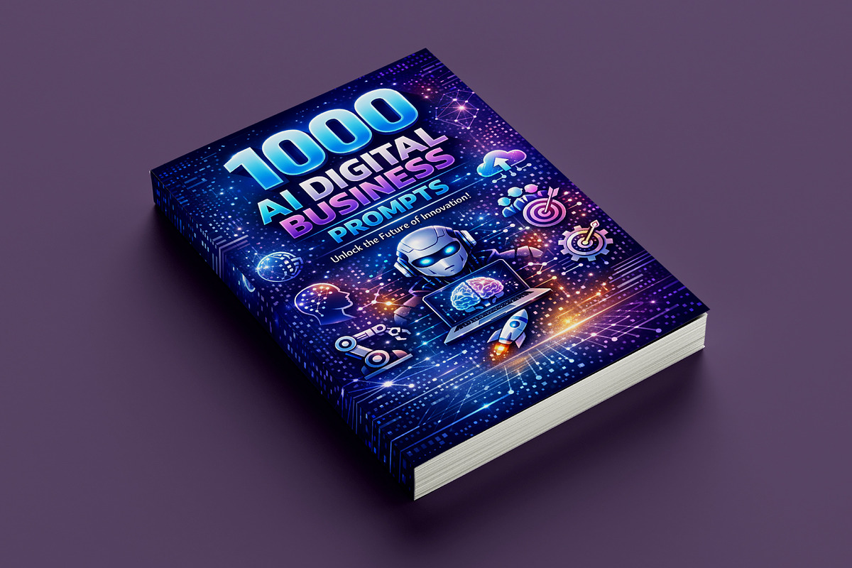 1000 AI Digital Business Prompts, a Stationery Template by Mustafiz (Photo 2 of 8)