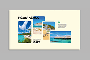 Creative Tropical Travel Mood Board, a Social Media Template by MightyDesign (Thumbnail 3 of 9)