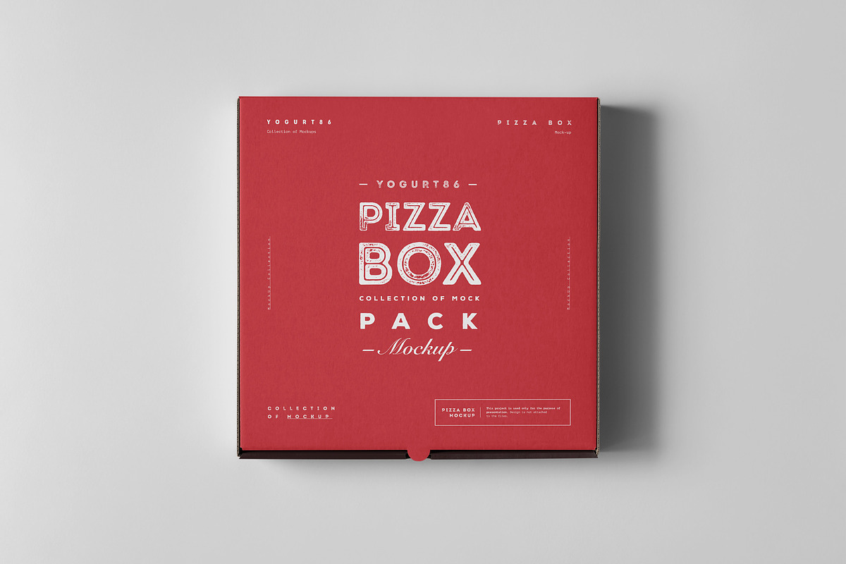 27 Pizza Box Mock-up, a Packaging Mockup by Yogurt86 (Photo 5 of 7)