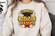2026 Graduate Shirt SVG, a Seasonal Illustration by DreamArtGraphic (Thumbnail 5 of 5)