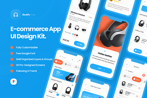 Beatify - eCommerce App UI Kit