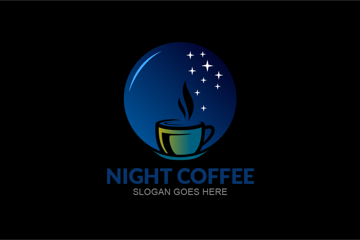 Night Coffee - Logo Template, a Branding & Logo Template by Twelve.std (Photo 3 of 3)
