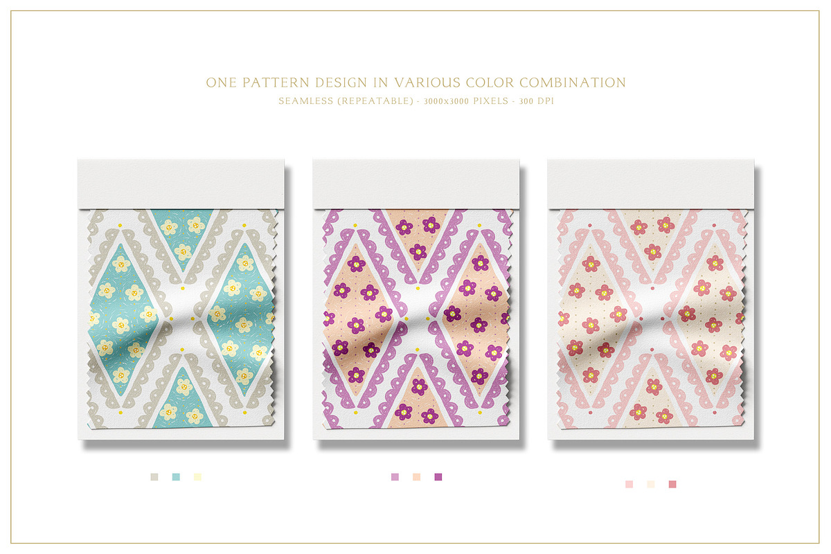Cottagecore Pattern 22 Sweet Rainbow, a Pattern Graphic by Euonia Meraki (Photo 5 of 22)