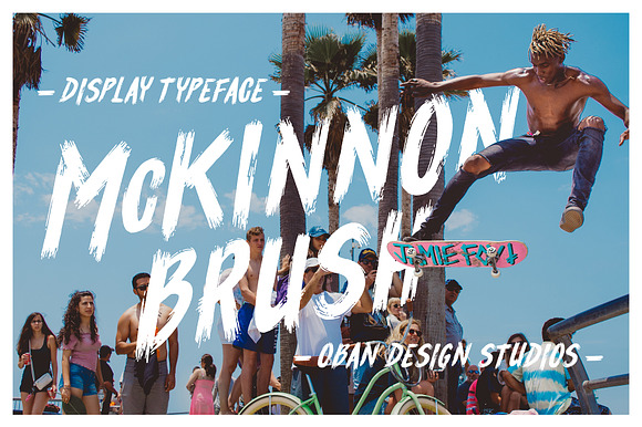 McKinnon Brush Typeface preview 6