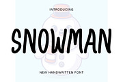 Snowman, a Handwritten Font by DN Creative (Thumbnail 1 of 7)