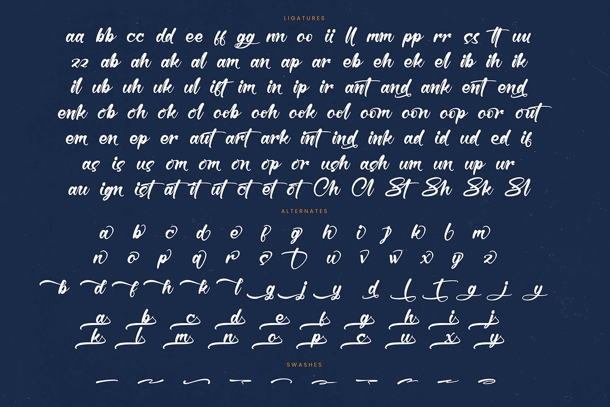 Hunter Shark Bold Calligraphy Font, a Script Font by stylishtype.co (Photo 19 of 20)