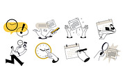 Hurry Up, a Person Illustration by PureSolution (Thumbnail 3 of 6)
