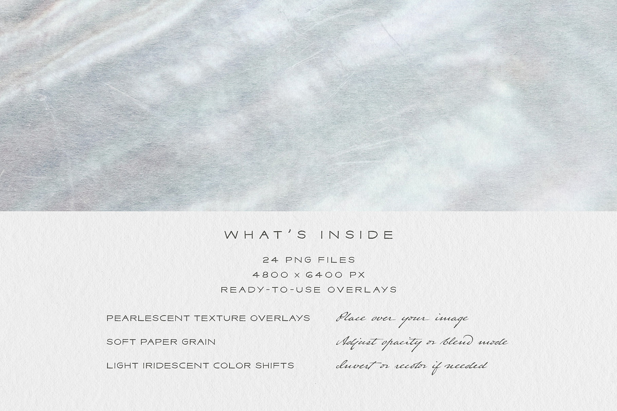 Nacre - Pearlescent Texture Overlays, a Texture Graphic by alonahaidash (Photo 2 of 20)