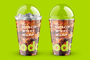 Soda Cup 450ml With Ice Mockup, a Cups & Container Mockup by BlackMockup (Thumbnail 7 of 10)
