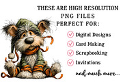 Funny Christmas Dog Clipart, an Illustration by OK Design (Thumbnail 4 of 6)