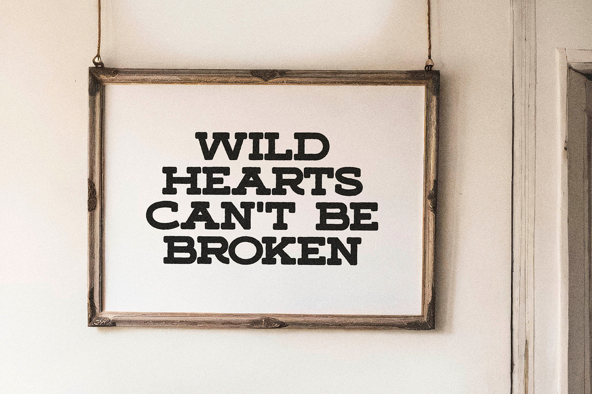 Carolina Cowgirl Slab, a Font by Callie Rian & Co. (Photo 7 of 13)