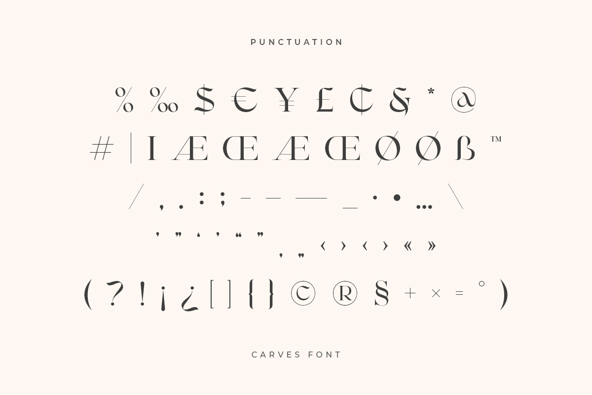 CARVES - Modern Display Font, a Sans Serif Font by Sensatype (Photo 18 of 20)