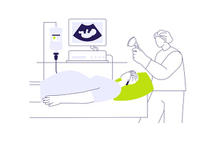 Prenatal surgery abstract concept, a Healthcare Illustration by Visual Generation