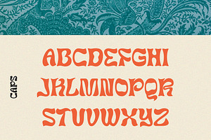 Surreal - 1960s Psychedelic Typeface