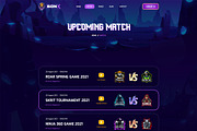 Vue Js Gaming Website Template, a Vue Template by HasThemes (Thumbnail 4 of 5)