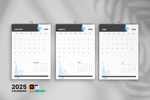 2025 calendar and planner design, a Stationery Template by Tanmoy Topu