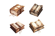 Old Open Book clipart, an Illustration by Designworld (Thumbnail 3 of 5)