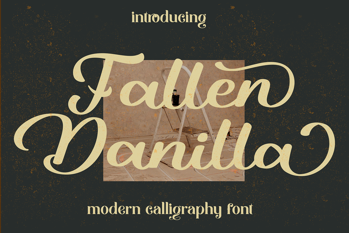 Fallen danilla, a Script Font by BearyType Studio (Photo 1 of 7)