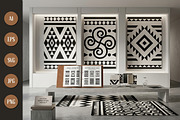 Tribal Pattern Collection, a Pattern Graphic by Saba Vector (Thumbnail 2 of 3)
