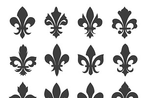 Fleur De Lis Vector Icons