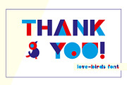 LOVE-BIRDS multicolor font, a Sans Serif Font by Zimages (Thumbnail 9 of 10)