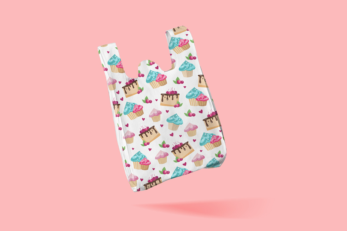 Cupcake Seamless Pattern, a Pattern Graphic by Digital Studio (Photo 6 of 12)