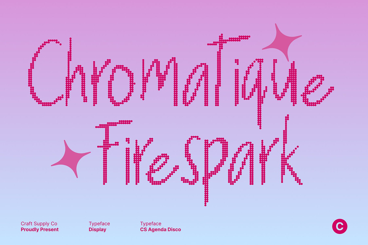 CS Agenda Disco, a Handwritten Font by Craft Supply Co. (Photo 6 of 8)