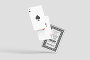 Playing card mockup Card game mockup, an Advertising Mockup by GraphicVil (Thumbnail 6 of 9)