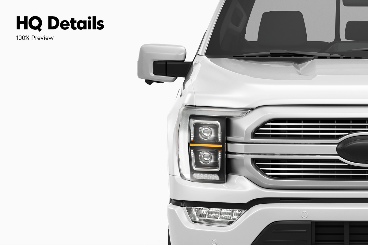 Pickup Truck Mockup 10, a Product Mockup by Mockupix (Photo 2 of 12)