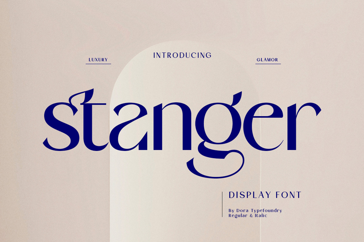 Stanger, a Sans Serif Font by Dora Typefoundry (Photo 1 of 22)