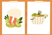 Cottagecore elements collection, a Seasonal Illustration by Annie Birdie (Thumbnail 4 of 7)