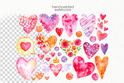 Valentines Day. Hearts, a Decorative Illustration by OllyKo Art (Thumbnail 2 of 11)