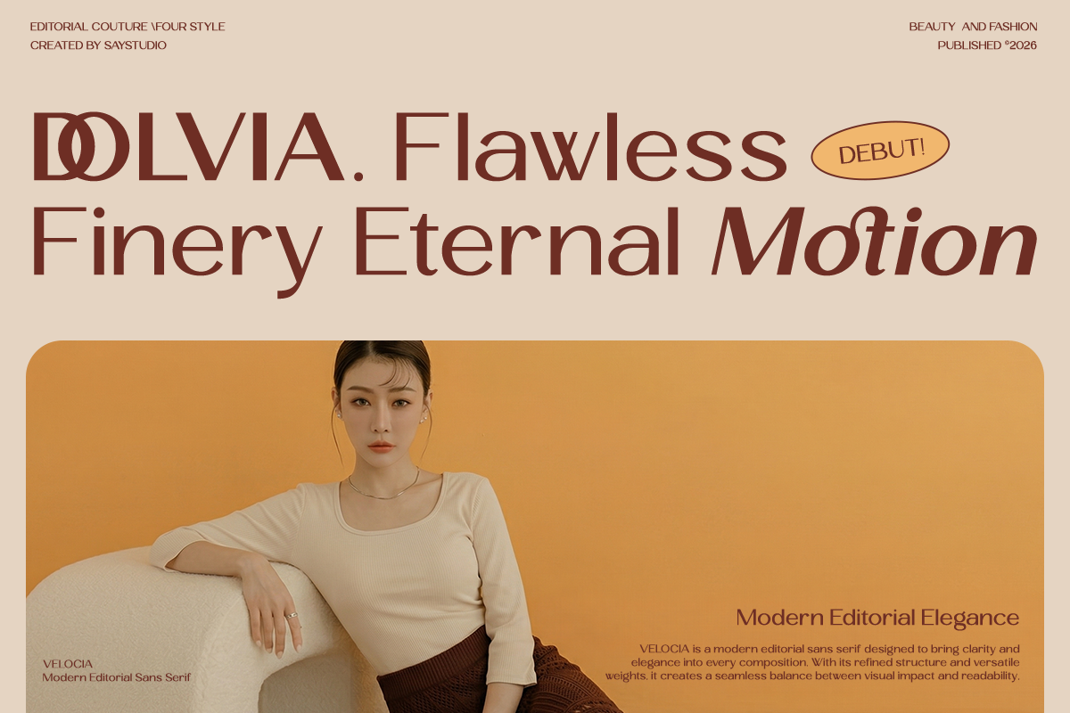 Velocia - Modern Editorial Sans, a Sans Serif Font by Say Studio (Photo 9 of 12)