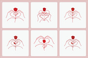 Valentine's Day Logo Bundle, a Branding & Logo Template by Vectorium Studio (Thumbnail 2 of 2)