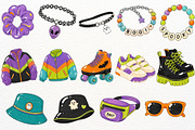 90s Kids Halloween Party Clipart PNG, a Seasonal Illustration by SugarCloudStudioArt (Thumbnail 6 of 6)