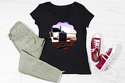 Art, Semi Truck, Illustration, a Stationery Template by Boho Pixel Dust (Thumbnail 5 of 7)