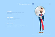 Businessman Billy Set, a Finance Illustration by Best Pixels™ (Thumbnail 2 of 6)