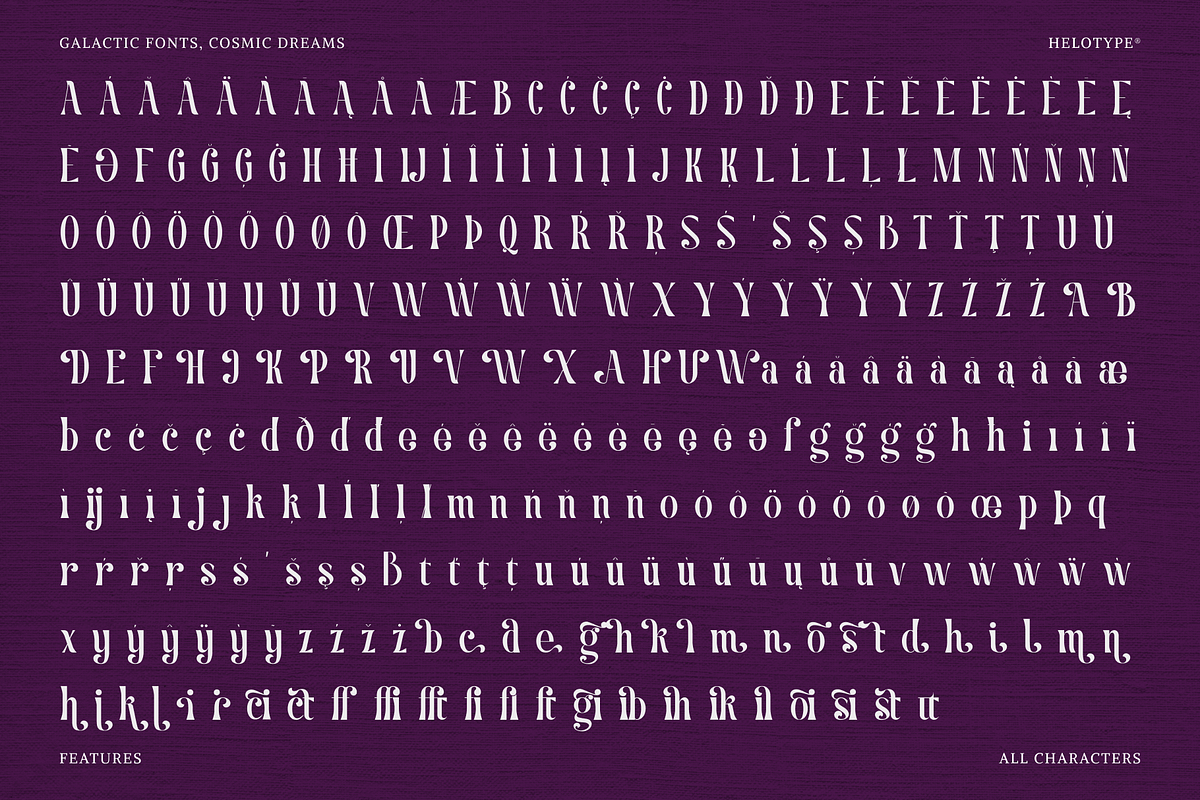 Moonveil Stellarion: Dream Font, a Serif Font by Helotype (Photo 10 of 11)