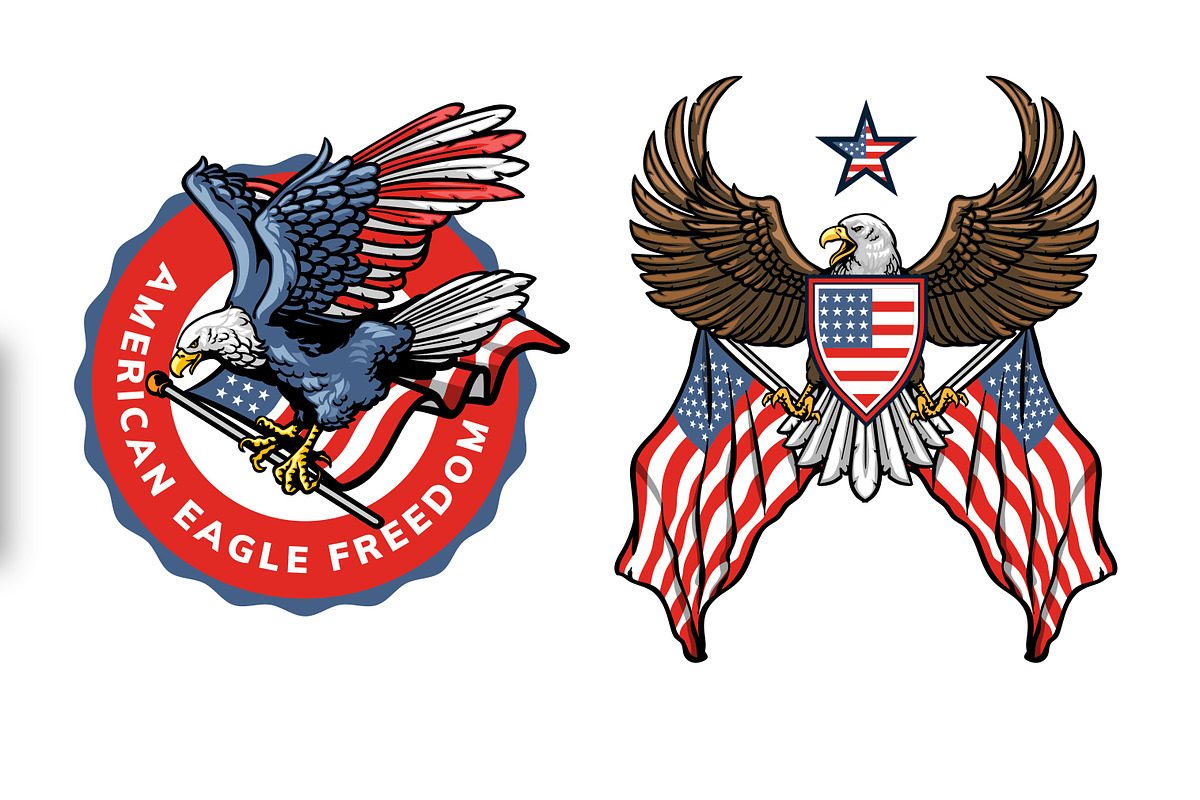 AMERICAN ICON & SYMBOLS bundel, an Object Illustration by grindstudio (Photo 2 of 7)