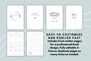 Self Care Journal Template Canva KDP, a Magazine Template by Self Publishing Magic (Thumbnail 2 of 2)