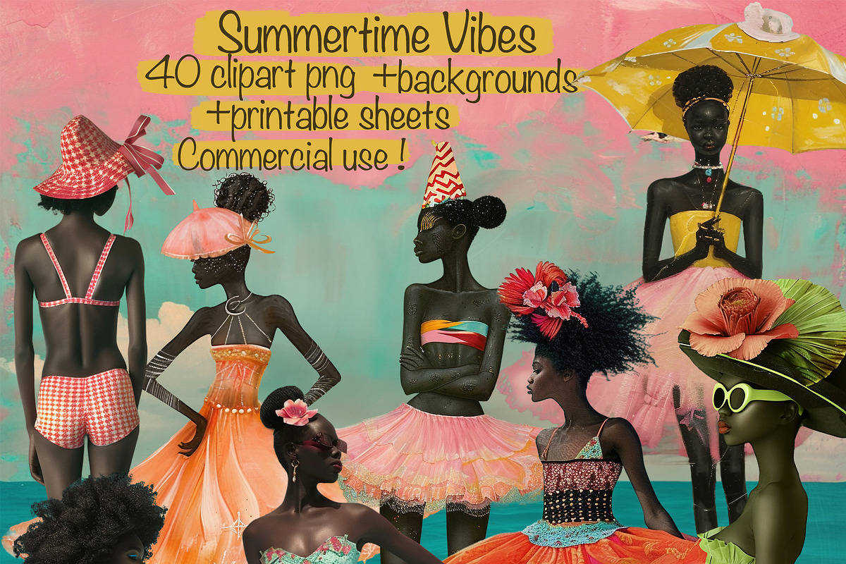 Summertime vibes clipart, a Person Illustration by Fusion Dream (Photo 1 of 8)