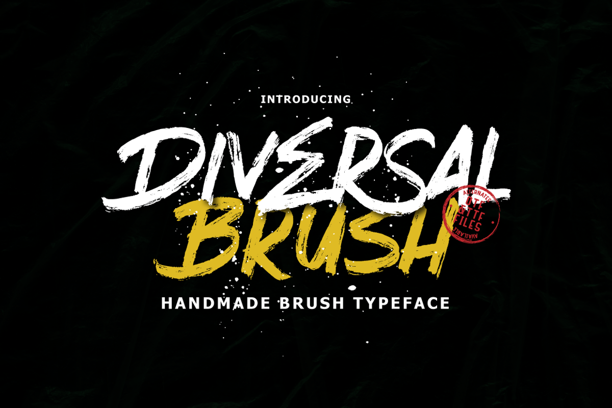 Diversal Brush, a Script Font by Eltypesstudio (Photo 1 of 8)