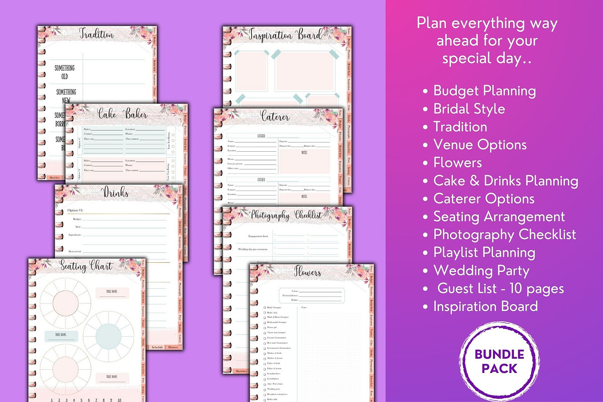 Wedding Planner Digital ipad, a Templates & Theme by Design Composer (Photo 3 of 10)