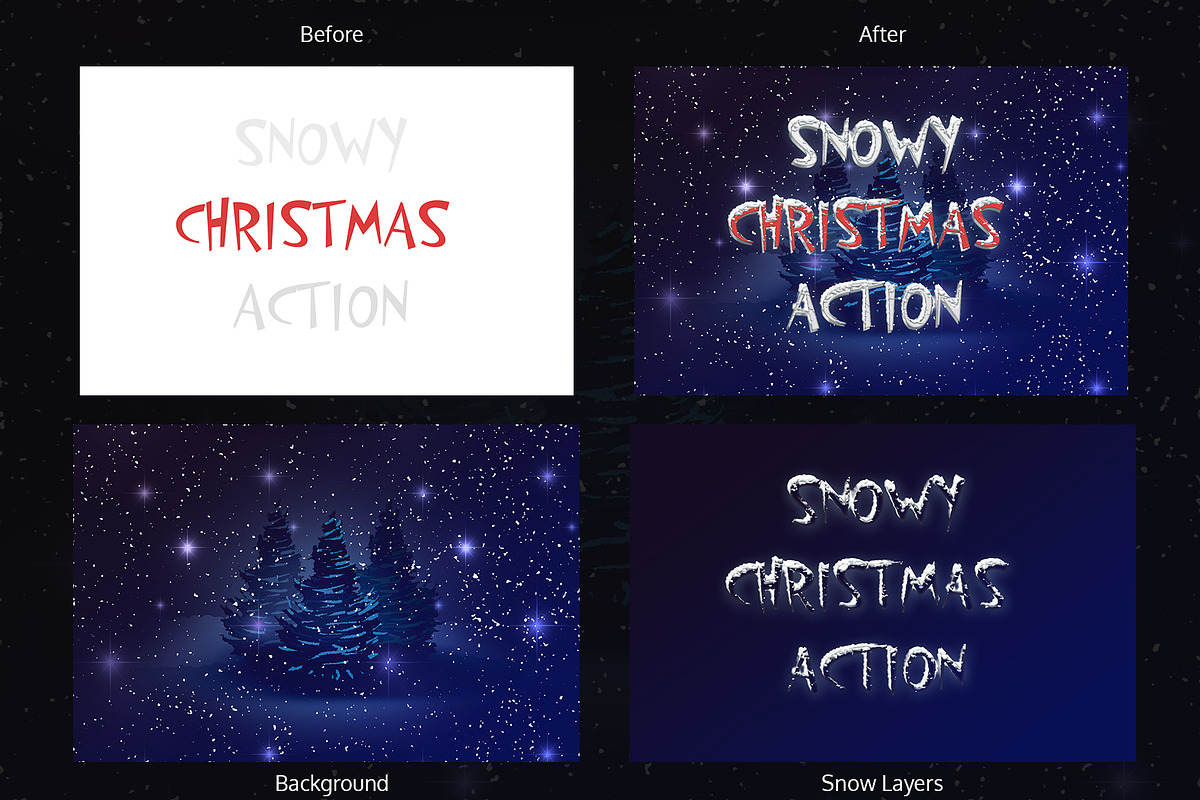 Snowy Christmas Action, an Action Add-On by Alkinos (Photo 3 of 7)