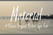 Material, a Script Font by Rocket Type (Thumbnail 1 of 4)