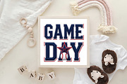Chenille Mom Baseball Game Day PNG, an Illustration by CraftArtStudio (Thumbnail 4 of 4)